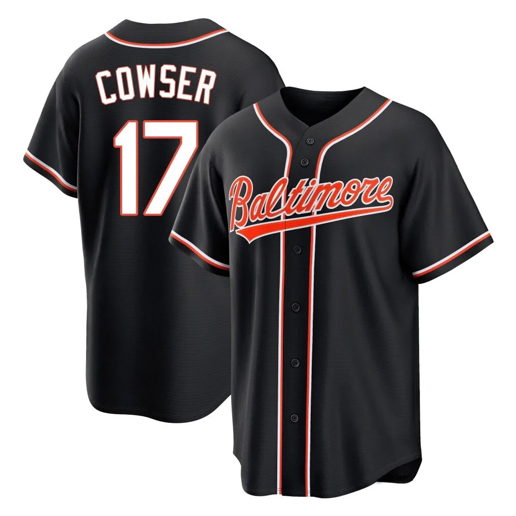 Boles B.Orioles #17 Colton Cowser Player Black Out Home Game Stitched Jerseys