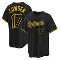 Boles B.Orioles #17 Colton Cowser Player Black Snake Skin City Home Game Stitched Jerseys