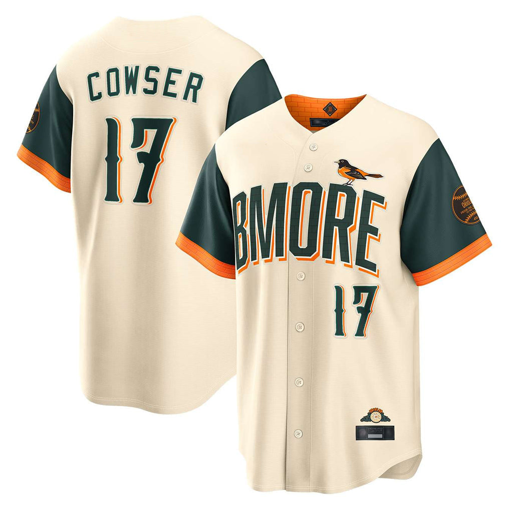 Boles B.Orioles #17 Colton Cowser Player Cream 2026 City Connect Limited Elite Home Game Stitched Jerseys