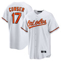 Boles B.Orioles #17 Colton Cowser Player White Home Game Stitched Jerseys