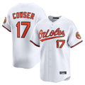 Boles B.Orioles #17 Colton Cowser Player White Limited Home Game Stitched Jerseys
