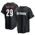 Boles B.Orioles #29 Samuel Basallo Player Black City Connect Home Game Stitched Jerseys