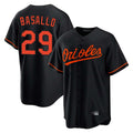 Boles B.Orioles #29 Samuel Basallo Player Black Home Game Stitched Jerseys