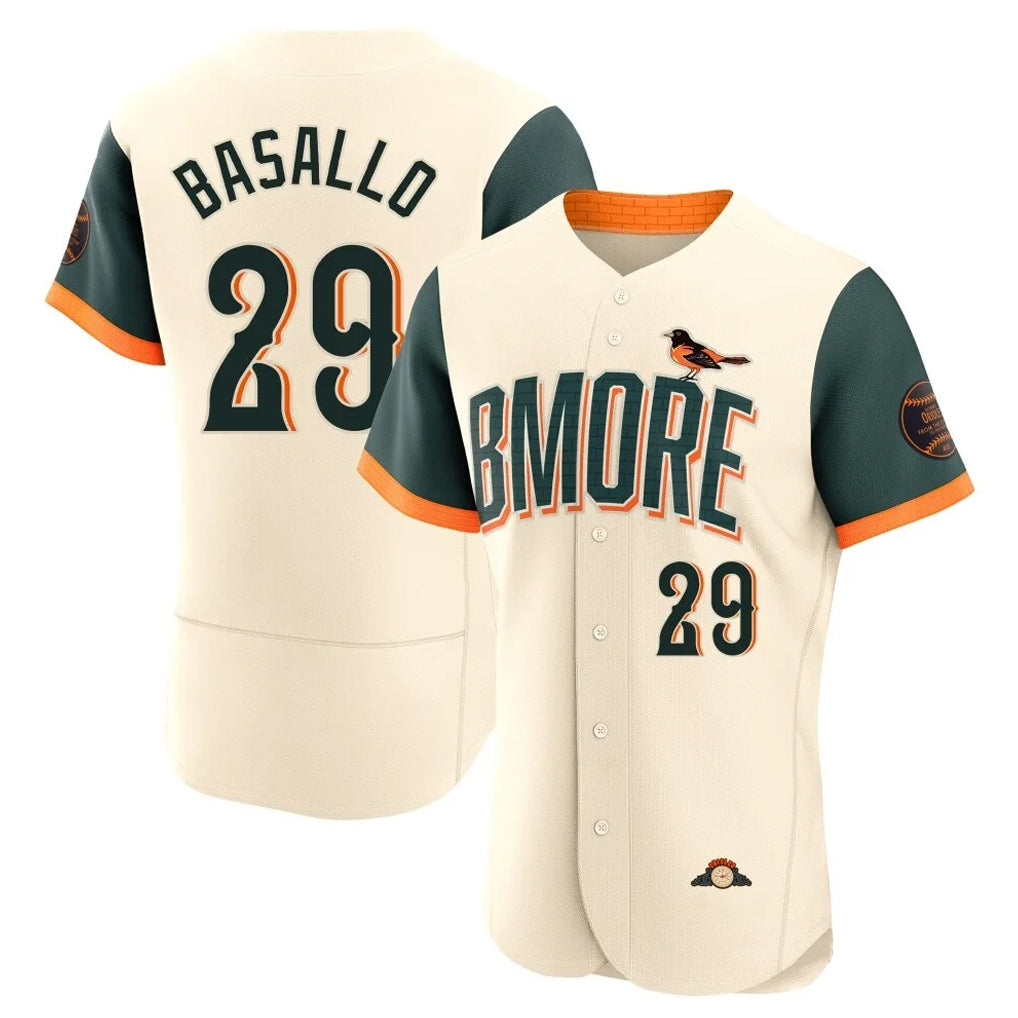 Boles B.Orioles #29 Samuel Basallo Player Cream 2026 City Connect Limited Elite Home Game Stitched Jerseys