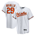 Boles B.Orioles #29 Samuel Basallo Player White Home Game Stitched Jerseys