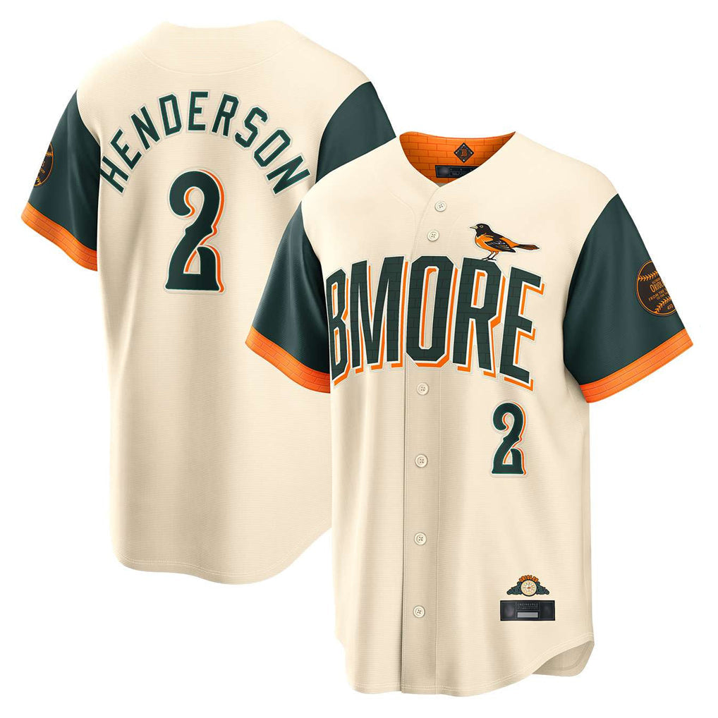 Boles B.Orioles #2 Gunnar Henderson Player Cream 2026 City Connect Home Game Stitched Jerseys