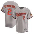 Boles B.Orioles #2 Gunnar Henderson Player Gray Limited Home Game Stitched Jerseys