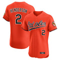 Boles B.Orioles #2 Gunnar Henderson Player Orange Limited Elite Home Game Stitched Jerseys