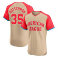 Boles B.Orioles #35 Adley Rutschman Cream American League All-Star Limited Elite Home Game Stitched Jerseys