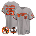 Boles B.Orioles #35 Adley Rutschman Gray 30th Anniversary of 2131 Home Game Stitched Jerseys