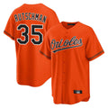 Boles B.Orioles #35 Adley Rutschman Orange Home Game Stitched Jerseys