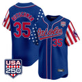 Boles B.Orioles #35 Adley Rutschman Royal USA 250 Independence Day Vapor Premier Limited Home Game Stitched Jerseys