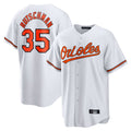 Boles B.Orioles #35 Adley Rutschman White Home Game Stitched Jerseys