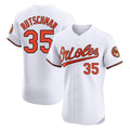 Boles B.Orioles #35 Adley Rutschman White Limited Elite Home Game Stitched Jerseys