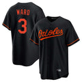 Boles B.Orioles #3 Taylor Ward Player Black Home Game Stitched Jerseys