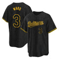Boles B.Orioles #3 Taylor Ward Player Black Snake Skin City Home Game Stitched Jerseys