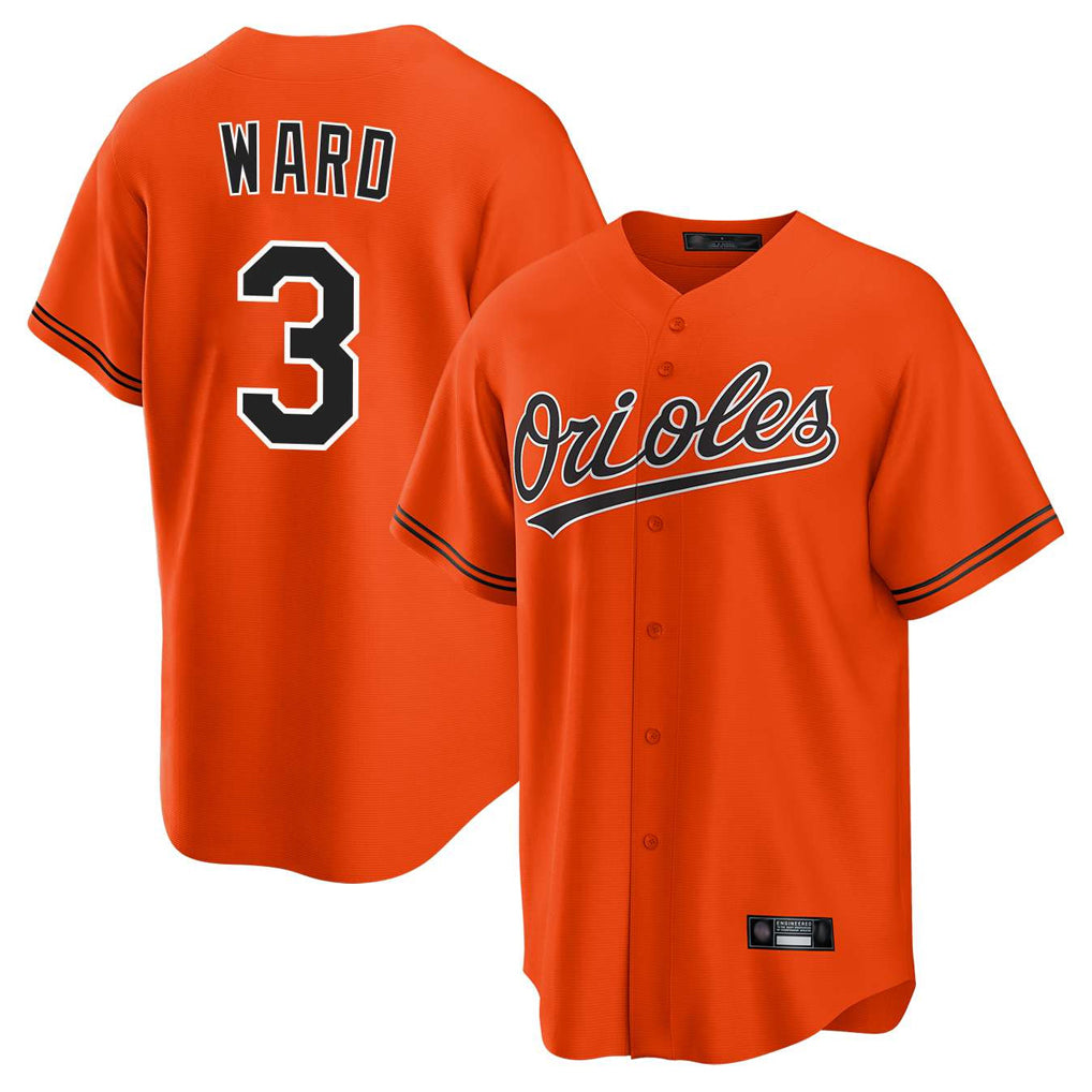 Boles B.Orioles #3 Taylor Ward Player Orange Home Game Stitched Jerseys