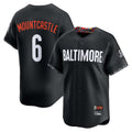 Boles B.Orioles #6 Ryan Mountcastle Player Black City Connect Limited Home Game Stitched Jerseys