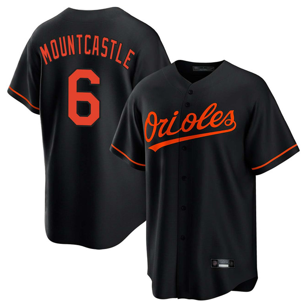 Boles B.Orioles #6 Ryan Mountcastle Player Black Home Game Stitched Jerseys