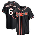 Boles B.Orioles #6 Ryan Mountcastle Player Black Out Home Game Stitched Jerseys