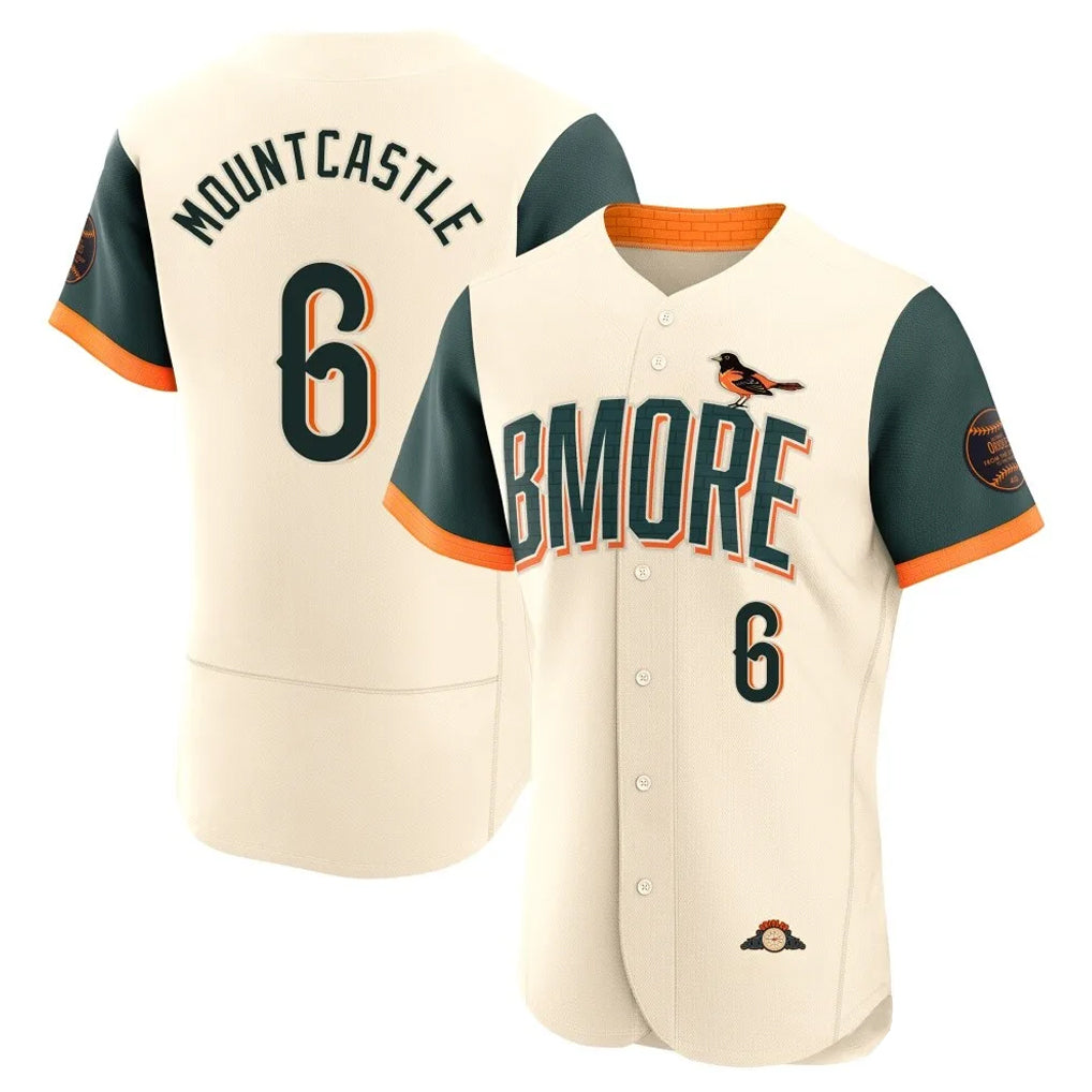 Boles B.Orioles #6 Ryan Mountcastle Player Cream 2026 City Connect Limited Elite Home Game Stitched Jerseys