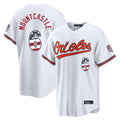 Boles B.Orioles #6 Ryan Mountcastle Player White USA 250 Fourth of July Home Game Stitched Jerseys