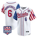 Boles B.Orioles #6 Ryan Mountcastle Player White USA 250 Independence Day Vapor Premier Home Game Stitched Jerseys