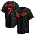 Boles B.Orioles #7 Jackson Holliday Player Black Home Game Stitched Jerseys