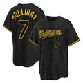 Boles B.Orioles #7 Jackson Holliday Player Black Snake Skin City Home Game Stitched Jerseys
