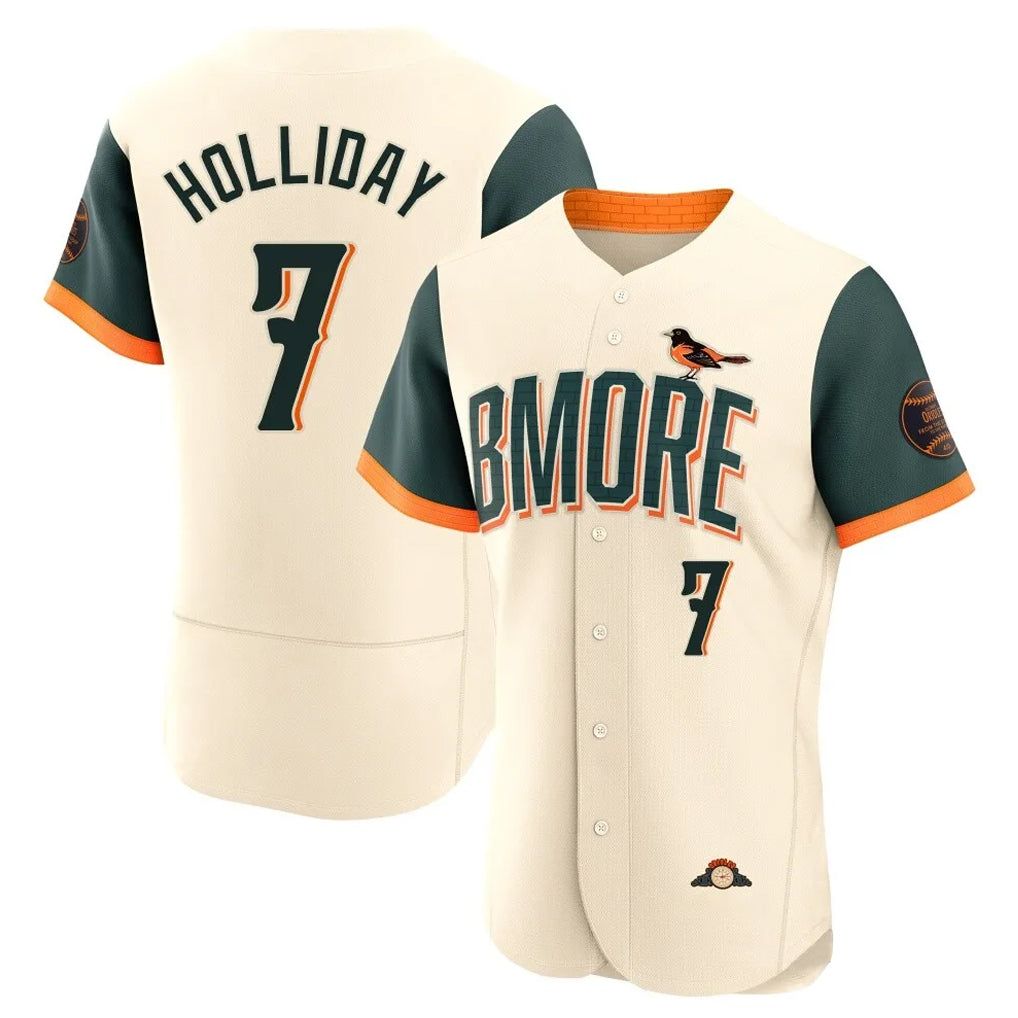 Boles B.Orioles #7 Jackson Holliday Player Cream 2026 City Connect Limited Elite Home Game Stitched Jerseys