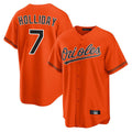 Boles B.Orioles #7 Jackson Holliday Player Orange Home Game Stitched Jerseys
