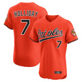 Boles B.Orioles #7 Jackson Holliday Player Orange Limited Elite Home Game Stitched Jerseys
