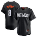 Boles B.Orioles #8 Cal Ripken Player Black City Connect Limited Home Game Stitched Jerseys