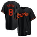 Boles B.Orioles #8 Cal Ripken Player Black Home Game Stitched Jerseys