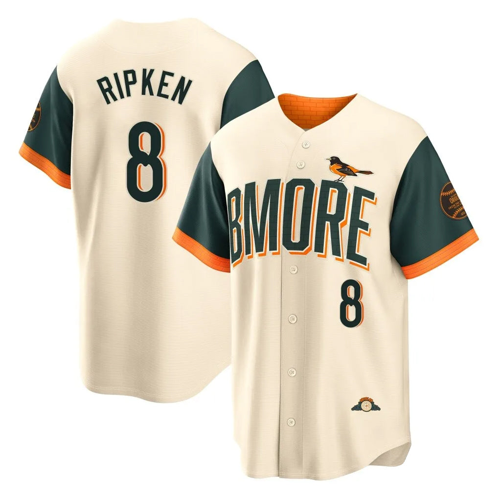Boles B.Orioles #8 Cal Ripken Player Cream 2026 City Connect Home Game Stitched Jerseys