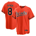 Boles B.Orioles #8 Cal Ripken Player Orange Home Game Stitched Jerseys