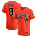 Boles B.Orioles #8 Cal Ripken Player Orange Limited Elite Home Game Stitched Jerseys