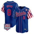 Boles B.Orioles #8 Cal Ripken Player Royal USA 250 Independence Day Vapor Premier Limited Home Game Stitched Jerseys