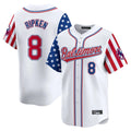 Boles B.Orioles #8 Cal Ripken Player White Independence Day Vapor Premier Limited Home Game Stitched Jerseys