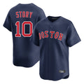 Boles B.Red Sox #10 Trevor Story Player Navy Limited Home Game Stitched Jerseys