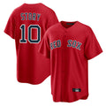 Boles B.Red Sox #10 Trevor Story Player Red Home Game Stitched Jerseys