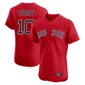 Boles B.Red Sox #10 Trevor Story Player Red Limited Elite Home Game Stitched Jerseys