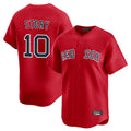 Boles B.Red Sox #10 Trevor Story Player Red Limited Home Game Stitched Jerseys