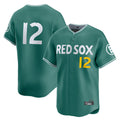 Boles B.Red Sox #12 Connor Wong Player Green City Connect Limited Home Game Stitched Jerseys