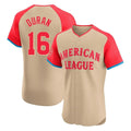 Boles B.Red Sox #16 Jarren Duran Player Cream All-Star Short-Sleeved Limited Elite Home Game Stitched Jerseys