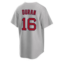 Boles B.Red Sox #16 Jarren Duran Player Gray Road Home Game Stitched Jerseys