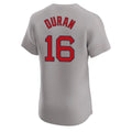 Boles B.Red Sox #16 Jarren Duran Player Gray Road Limited Elite Home Game Stitched Jerseys
