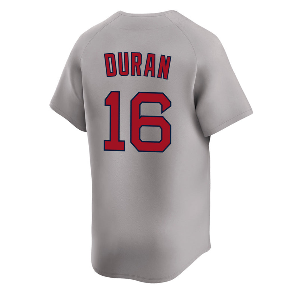 Boles B.Red Sox #16 Jarren Duran Player Gray Road Limited Home Game Stitched Jerseys