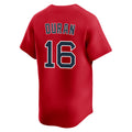 Boles B.Red Sox #16 Jarren Duran Player Red Limited Home Game Stitched Jerseys