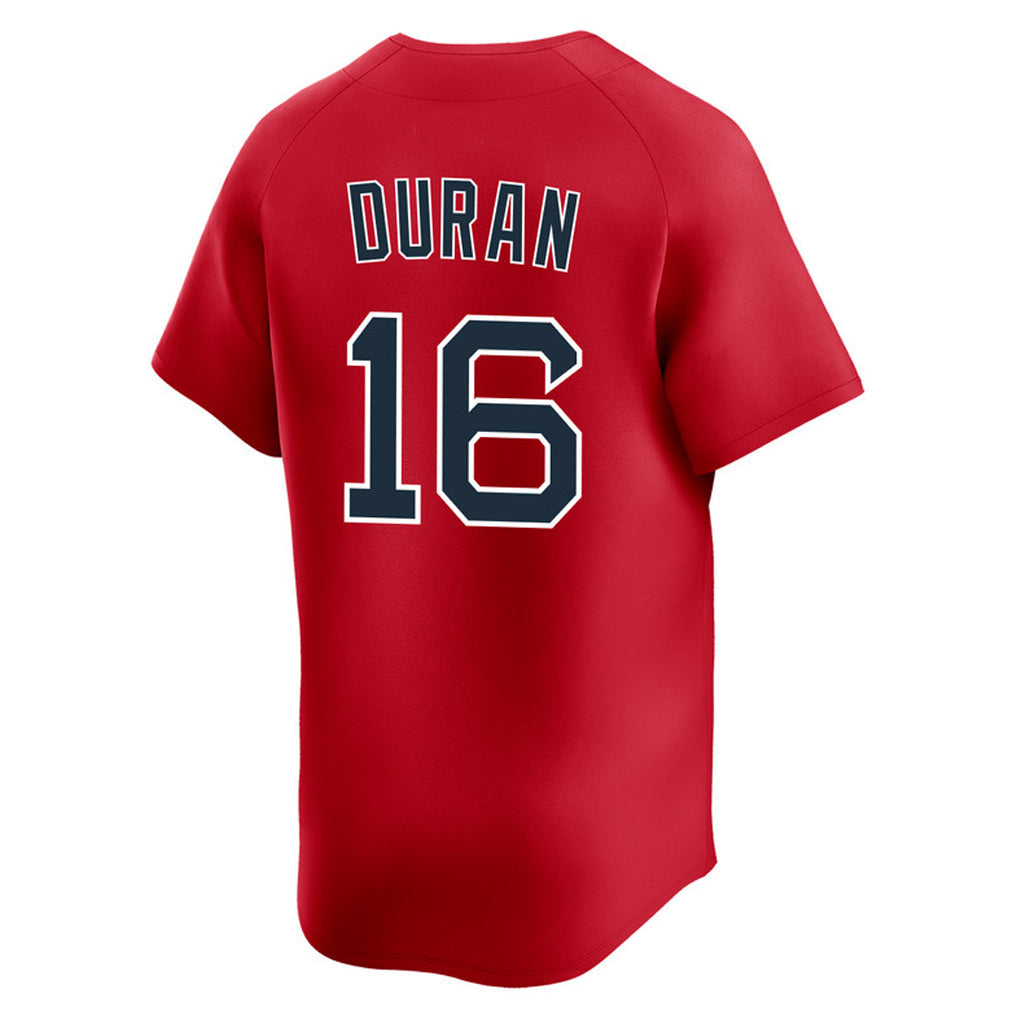 Boles B.Red Sox #16 Jarren Duran Player Red Limited Home Game Stitched Jerseys